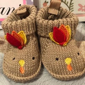 *sale *Thanksgiving crocheted booties